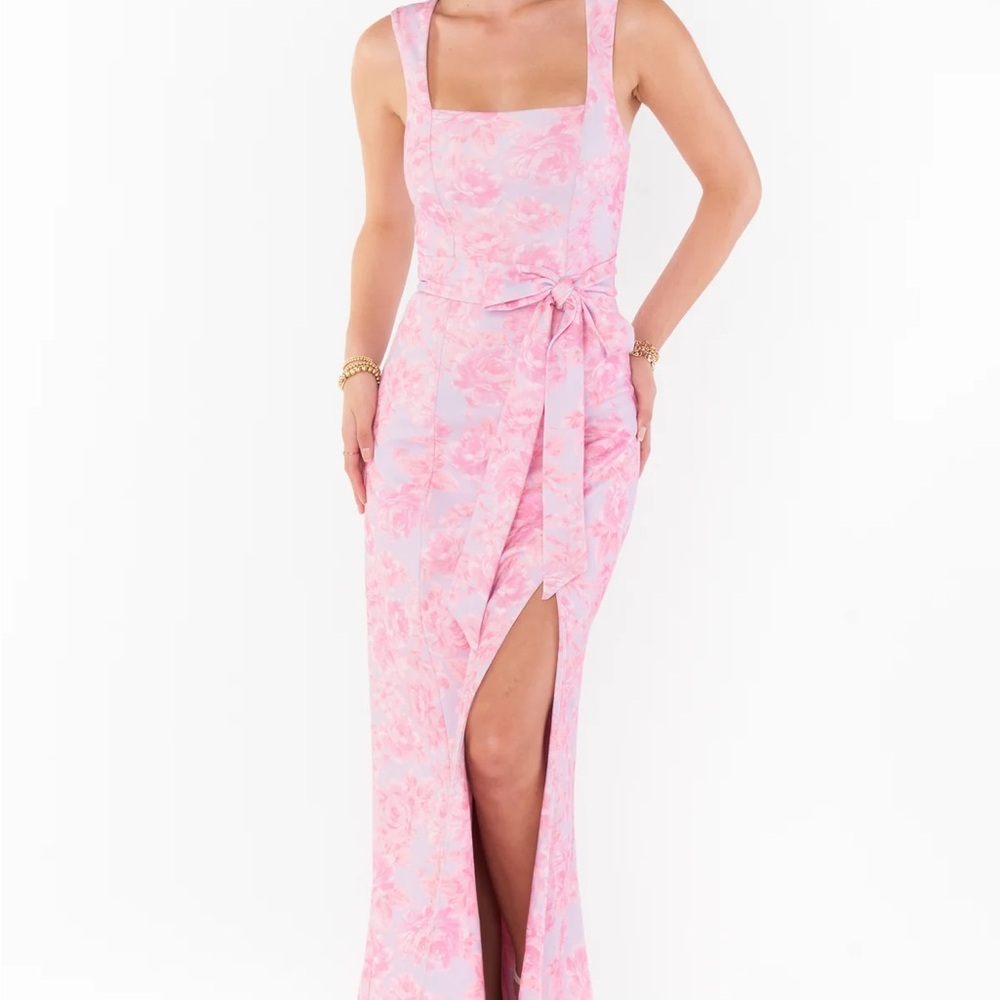 Show Me Your Mumu Pink Floral Maxi Dress